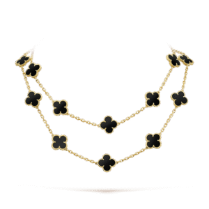 Vintage Alhambra long necklace, 20 motifs