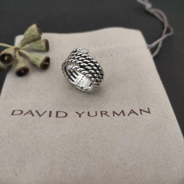 B4A0CDD7-D184-9EF2-CDC1-300EB960F997.jpg David Yurman Diamond Willow Serpentine Ring - 6
