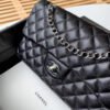 Chanel Classic Handbag Silver Hardware BlackFor Women, Women&rsquo;s Bags, Shoulder And Crossbody Bags 10.2in/26cm A01112