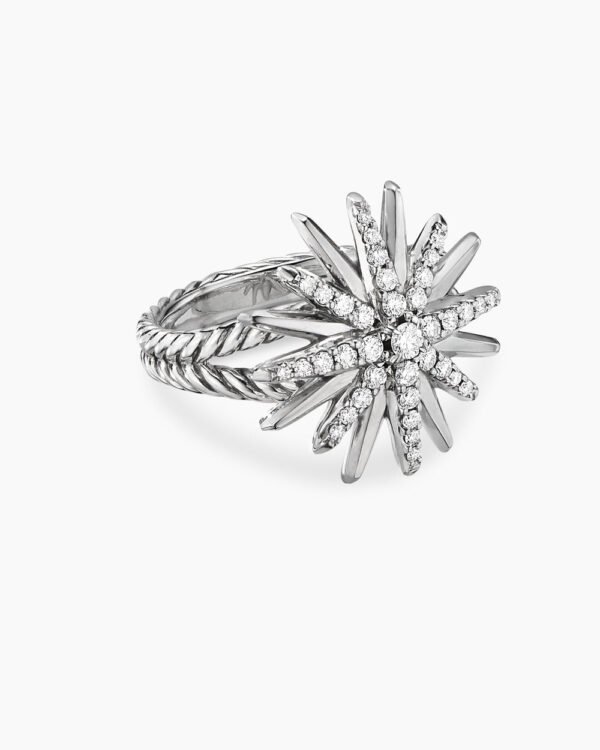 B563E787-D419-0B6E-6A05-635835F2438A.jpg Starburst Ring Sterling Silver with Diamonds, 19mm