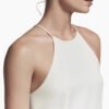 Crossover Hoop Earrings Sterling Silver, 33.7mm