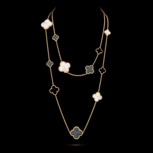 Magic Alhambra long necklace, 16 motifs