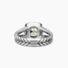 Petite Albion&reg; Ring Sterling Silver with Prasiolite and Diamonds - 6