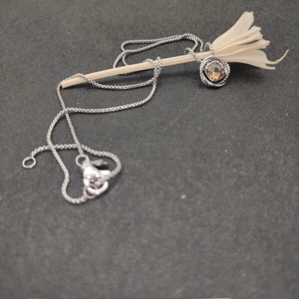 B7615E97-03EE-8E82-4274-9FA9488A0BB5.jpg Petite Chatelaine® Necklace Sterling Silver with Champagne, 10mm