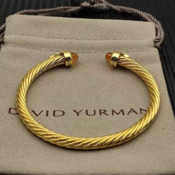 B78D1C46-77B9-B421-6377-892F6316E84D.jpg Cable Bracelet with Champagne Diamonds & Diamond Accents 5mm