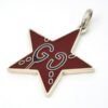 New Authentic Ghost Red Star Necklace