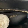 Chanel Vintage CC Open Tote Caviar East West Black For Women, Women&rsquo;s Bags 14.5in/36.9cm