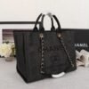 B8678419-9744-1D31-2851-59FE9FA72E0F.jpg CHANEL Woven Straw Raffia Striped Medium Deauville Tote