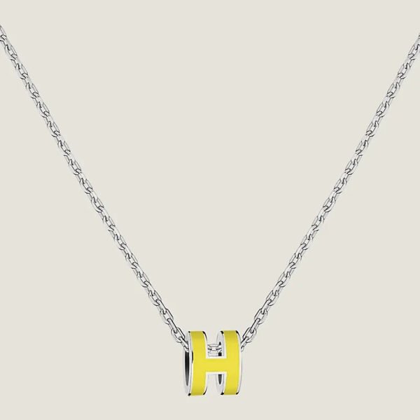 B89701A0-3D05-A952-AD41-6D0527534D36.jpg Mini Pop H pendant - Orange Soie