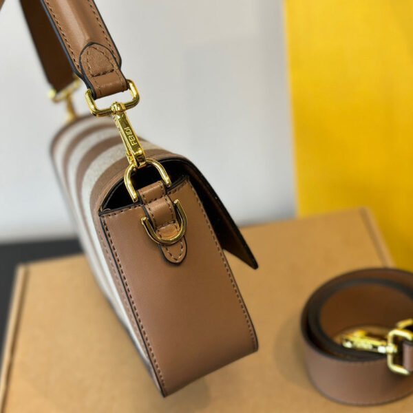 Fendi Baguette striped fabric bag