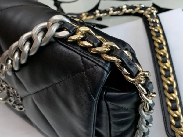 Chanel Classic Flap Bag Black For Women 10.2in/26cm
