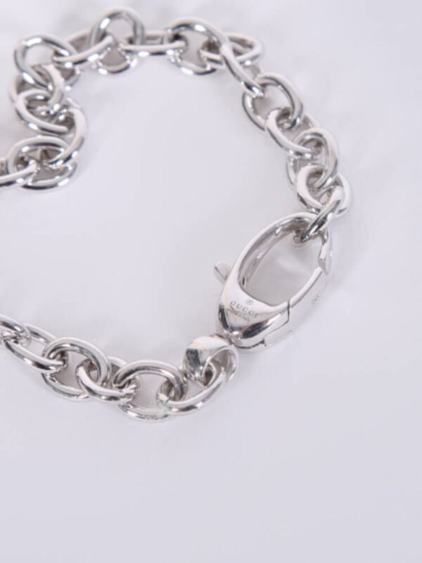 1973 Detail Chain Bracelet Silver - 17cm