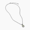 BC2DBBEB-F36E-9C60-EE1E-D0079AAA1798.jpg Petite Albion Pendant Necklace Sterling Silver with Prasiolite and Diamonds, 7mm