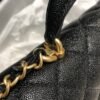 Chanel Mini Flap Bag With Top Handle Black For Women 7.8in/20cm