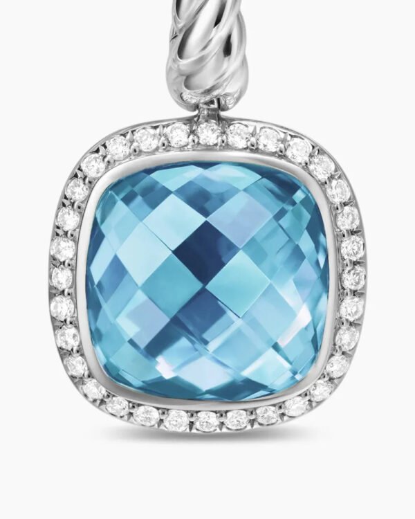 BC47DECD-D735-C98A-6384-3E39AE49F11F.jpg Albion® Drop Earrings Sterling Silver with Blue Topaz and Diamonds