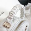 Chanel Vanity Case Shiny Gold White Bag For Women 9.5cm/3.7in