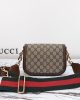 Gucci Horsebit 1955 Canvas Mini Shoulder Bag
