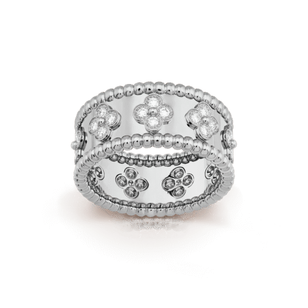 Perlee clovers ring, small model