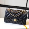BE826A97-6D1D-50C2-983D-8539534CB470.jpg Chanel Small Classic Handbag Lambskin & Gold Metal A01113