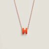 BE94E4DD-1B59-30C4-122C-02371A93E3CD.jpg Mini Pop H pendant - Orange Soie