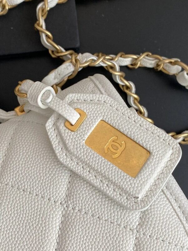 Chanel Small Flap Bag With Top Handle White For Women, Women&rsquo;s Bags 8.1in/20.5cm