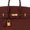 Birkin 25 Rouge H in Togo Leather with Gold Hardware