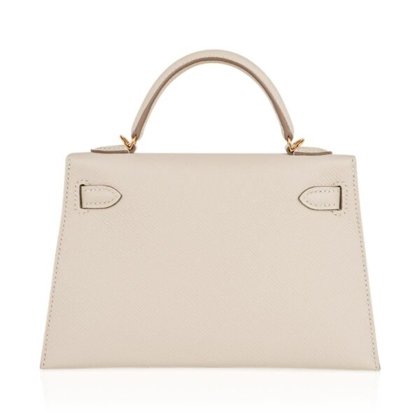 Kelly 25 Sellier Bag Craie Epsom Leather Gold Hardware