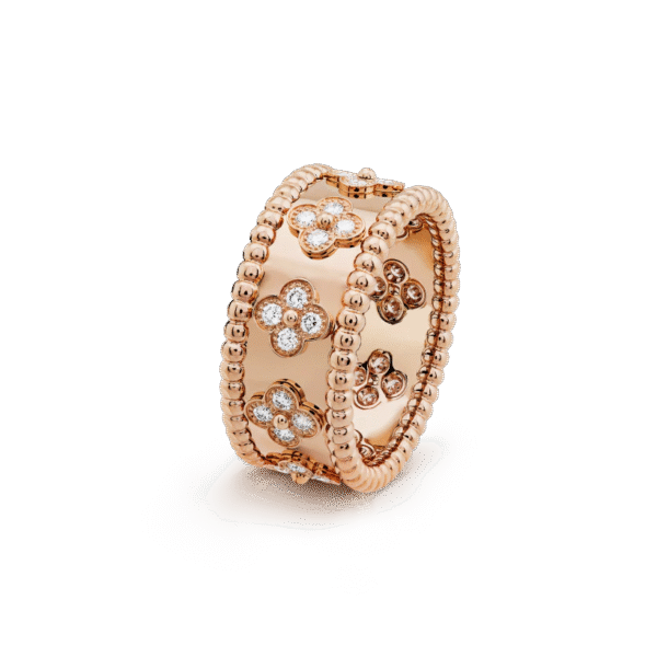 Perlee clovers ring, small model
