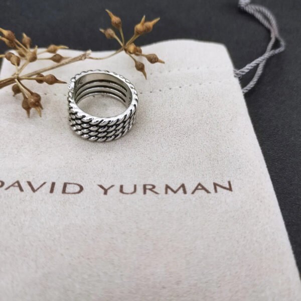 BFDE8EBE-6472-5EF5-CBA2-613D6E3D7C4E.jpg David Yurman Diamond Willow Serpentine Ring - 6