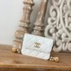Chanel Clutch With Chain White For Women, Women&rsquo;s Bags 4.8in/12.3cm