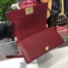 Chanel Boy Handbag Gold Toned Hardware Burgundy For Women, Women&rsquo;s Bags, Shoulder And Crossbody Bags 9.8in/25cm A67086