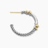 C1AF4A8B-36BE-CCD3-BFC2-C2C9C37BDBEE.jpg Petite Helena Wrap Hoop Earrings Sterling Silver with 18K Yellow Gold and Diamonds