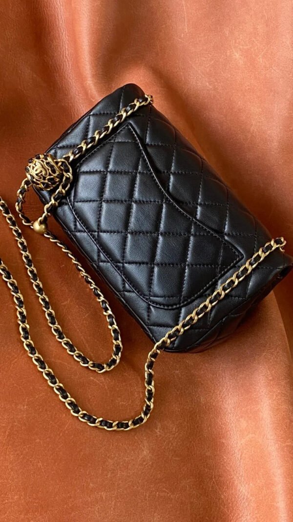 Chanel Mini Flap Bag Black For Women, Women&rsquo;s Bags 7.9in/20cm