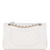 C20CFF84-2502-9F12-AD0B-92CCEB9B9DFB.jpg Medium Classic Double Flap Bag White Caviar Light Gold Hardware
