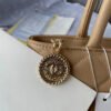Chanel Medallion Tote Shoulder Beige Bag For Women 29cm/11.4in