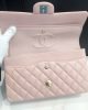C400FBA1-23C4-931E-9BA6-7A32F573A993.jpg Chanel Medium Classic Double Flap Light Pink Caviar Light Gold Hardware