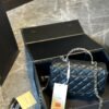 Mini Flap Bag with Top Handle - black