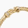 Buckle Cablespira&reg; Bracelet 18K Yellow Gold with Diamonds, 5mm