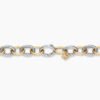 C7C84039-6DC7-DA19-2FBA-BF54AE9925D6.jpg Oval Link Chain Necklace Sterling Silver with 18K Yellow Gold, 16mm