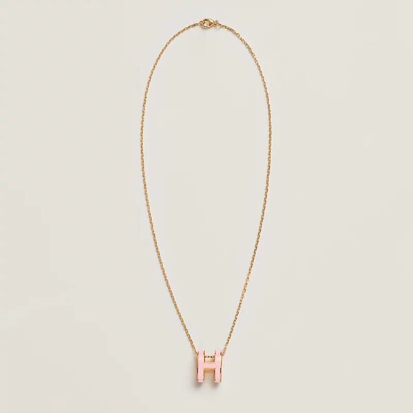 Pop H pendant - Rose Drag??e