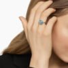 C85D7F43-4259-C0C3-6B0E-6EA7BB214CCC.jpg Cable Wrap Ring Sterling Silver with Blue Topaz and Diamonds - 6