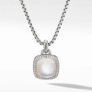 Albion&reg; Pendant with Rock Crystal and Diamonds
