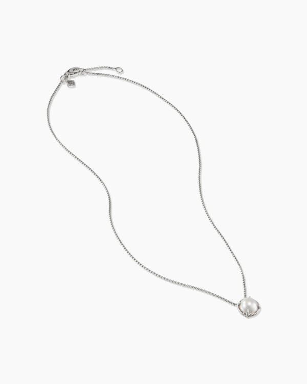 C8C9C422-FC6D-FE8D-D4F4-4961EDCFF1E7.jpg Petite Chatelaine Necklace Sterling Silver with Pearl, 10mm