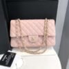 C8D55629-F046-3401-96B0-85577A4C6356.jpg Chanel Medium Classic Double Flap Light Pink Caviar Light Gold Hardware