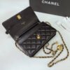 Chanel W-With -Details On Strap Ap1450 In Lambskin
