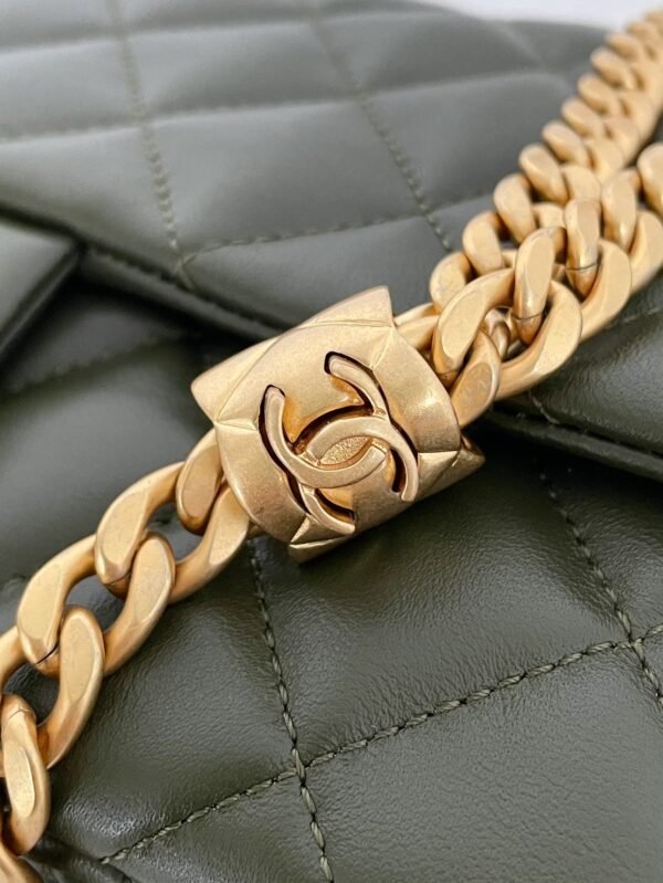 Chanel Small Flap Bag Green For Women, Women&rsquo;s Bags 8.7in/22cm