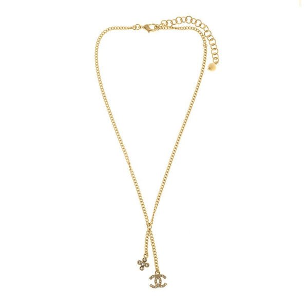 Coco Mark B23A Necklace GP??inestone Gold