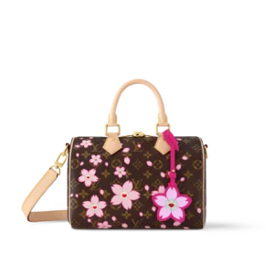 Louis Vuitton LV X TM Monogram Cherry Blossom Speedy Bandoulière 25 M14174