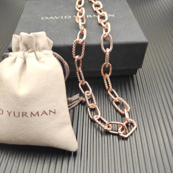 DY Madison&reg; Chain Necklace Rose Gold, 8.5mm