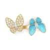 Two Butterfly Between the Finger ring